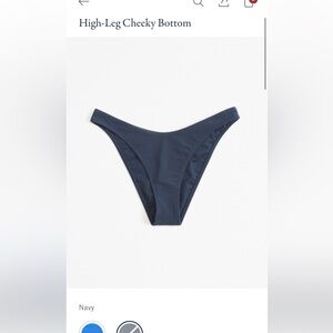Navy Blue Women's Swim Bottom